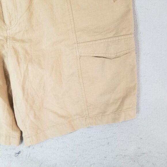Boca classics cargo shorts men's 44x10 brown Linen blend outdoor - Picture 5 of 11